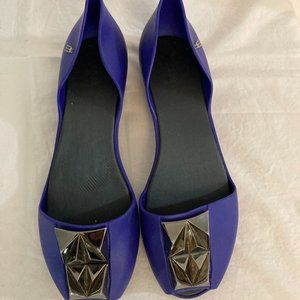 Melissa Purple Rubber Sandals 9